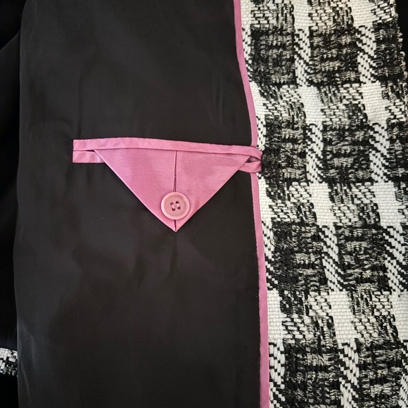 J Crew Tweed Jacket, Size 16, Black and White - Picture 5 of 5